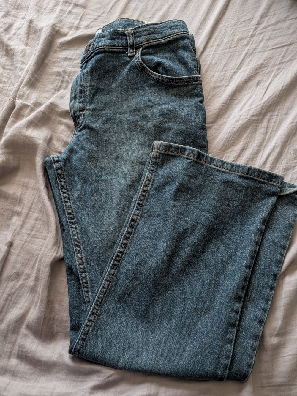 Wrangler Women's Medium Blue Straight Leg Jeans